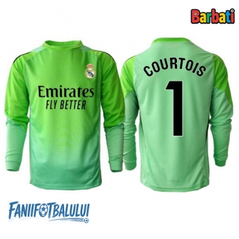 Real Madrid Thibaut Courtois #1 Portarii Tricou Fotbal Replică 2025-26 Barbati Deplasare Mâneci Lungi